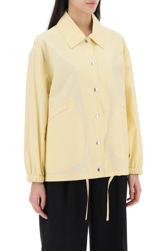 Jil Sander Coach Jacket With Logo Print