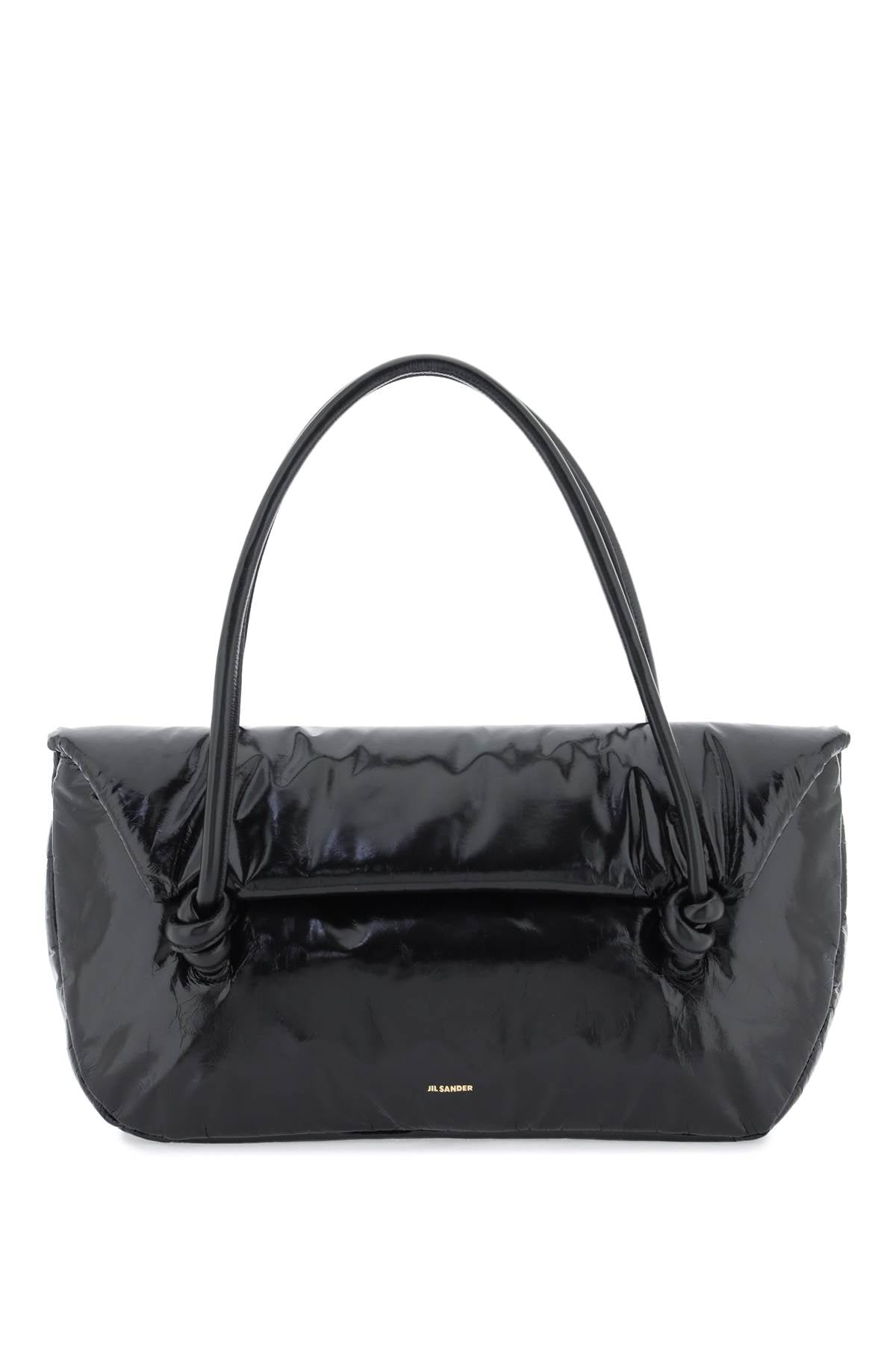 Jil Sander Padded Leather Shoulder Bag