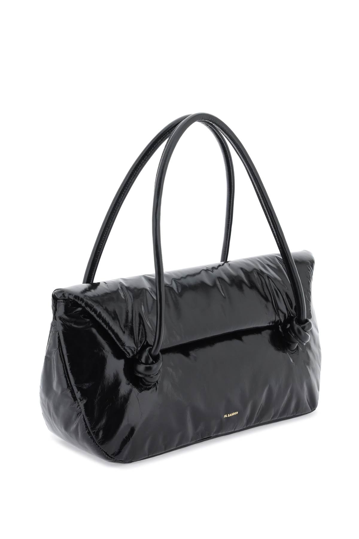 Jil Sander Padded Leather Shoulder Bag