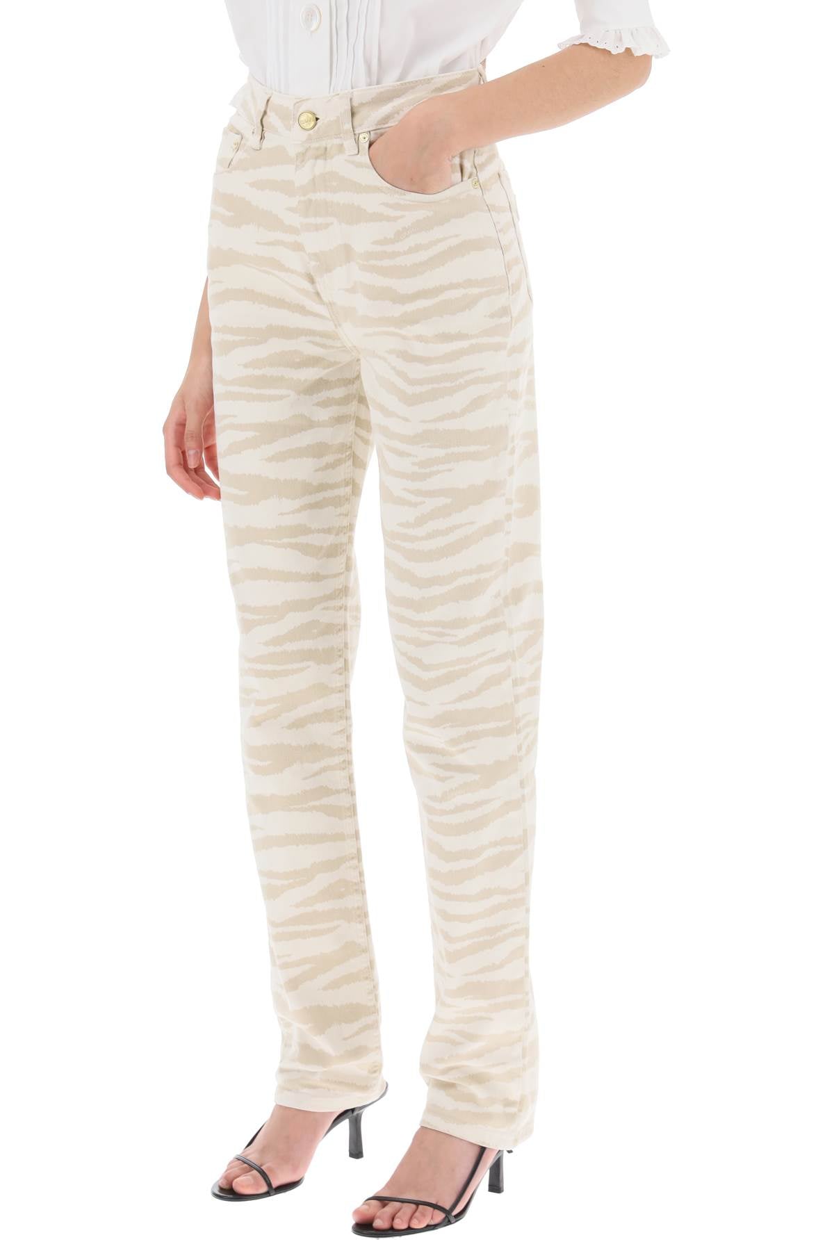 Ganni Swigy Printed Denim Jeans