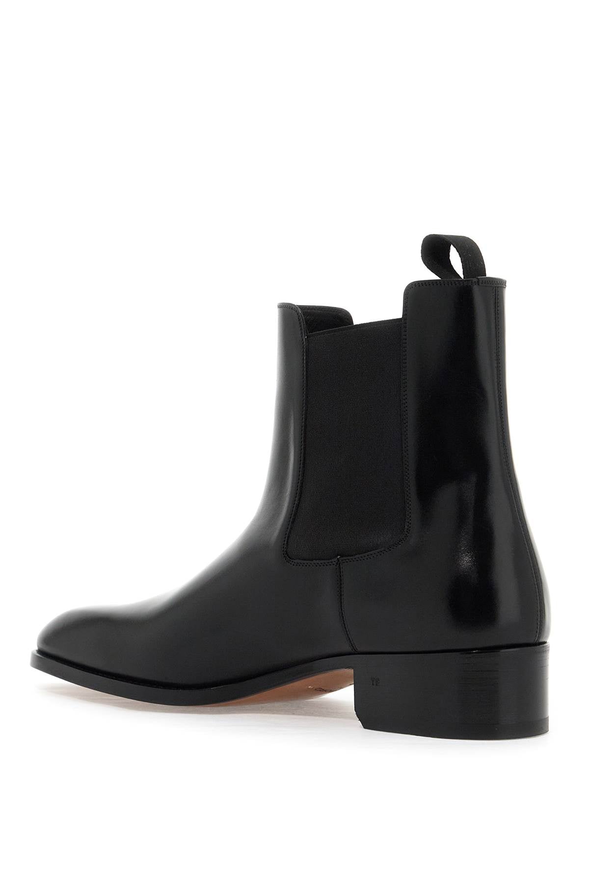 Tom Ford Leather Chelsea Ankle Boots