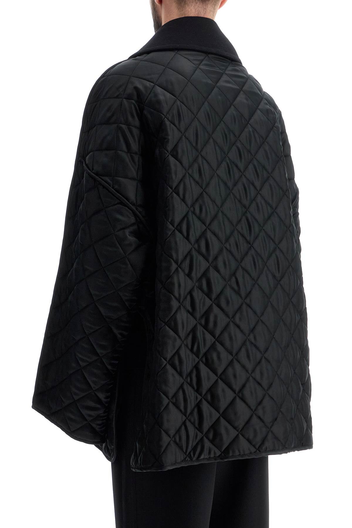 Jil Sander Quilted Maxi Jacket With Detachable