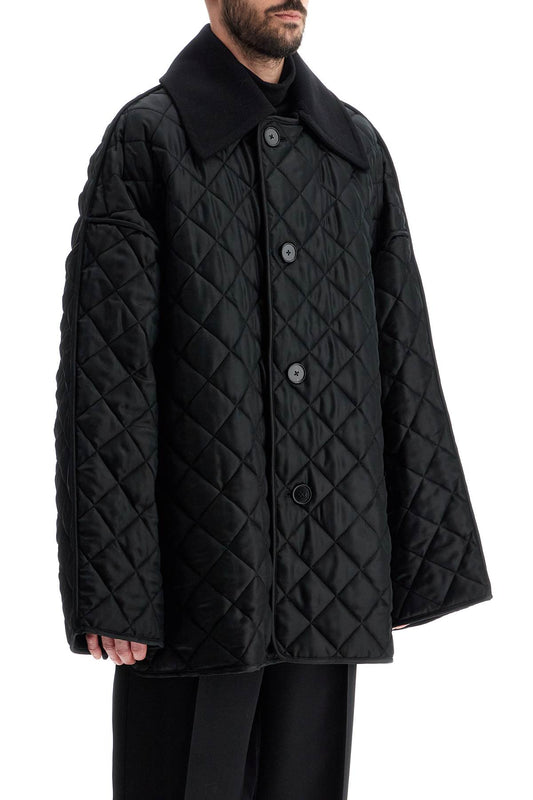 Jil Sander Quilted Maxi Jacket With Detachable