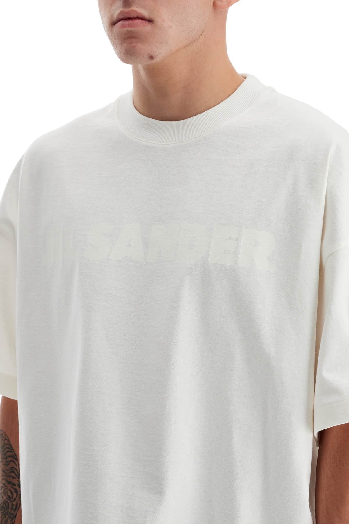 Jil Sander Logo Print Boxy T-Shirt