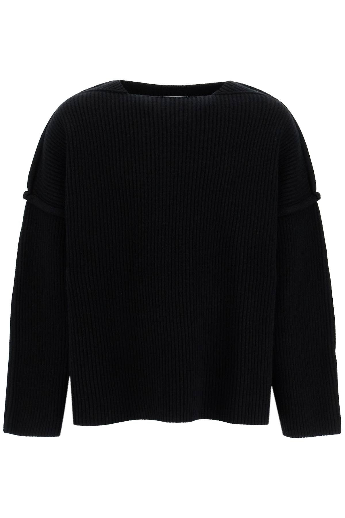 Jil Sander Oversized Ribbed Wool Pul