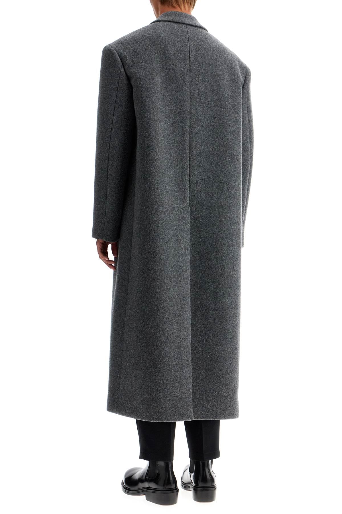 Jil Sander Long Felted Wool Coat