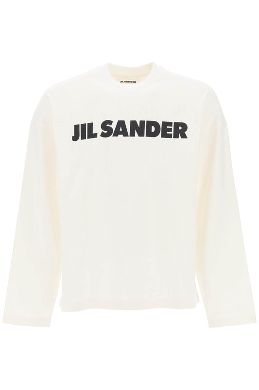 Jil Sander Long-Sleeved Logo T-Shirt