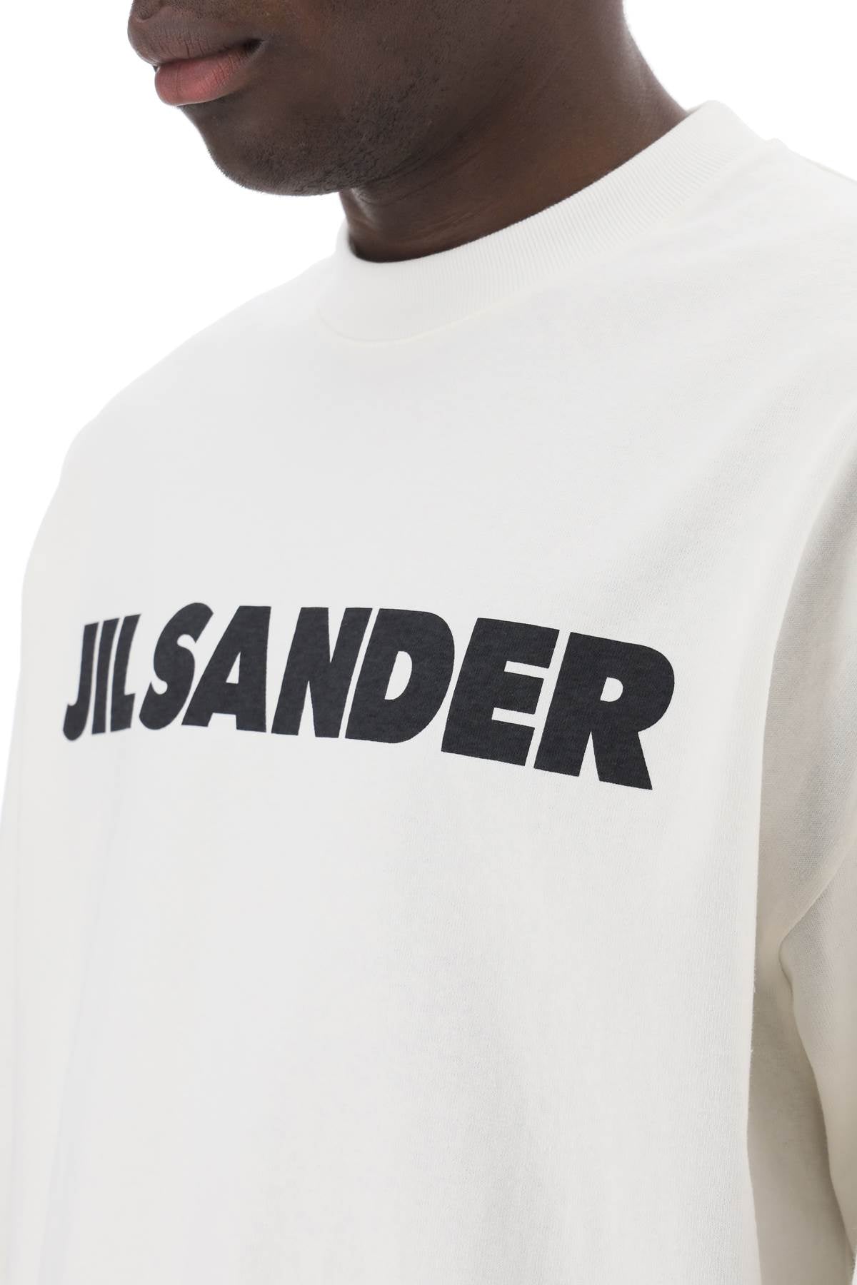 Jil Sander Long-Sleeved Logo T