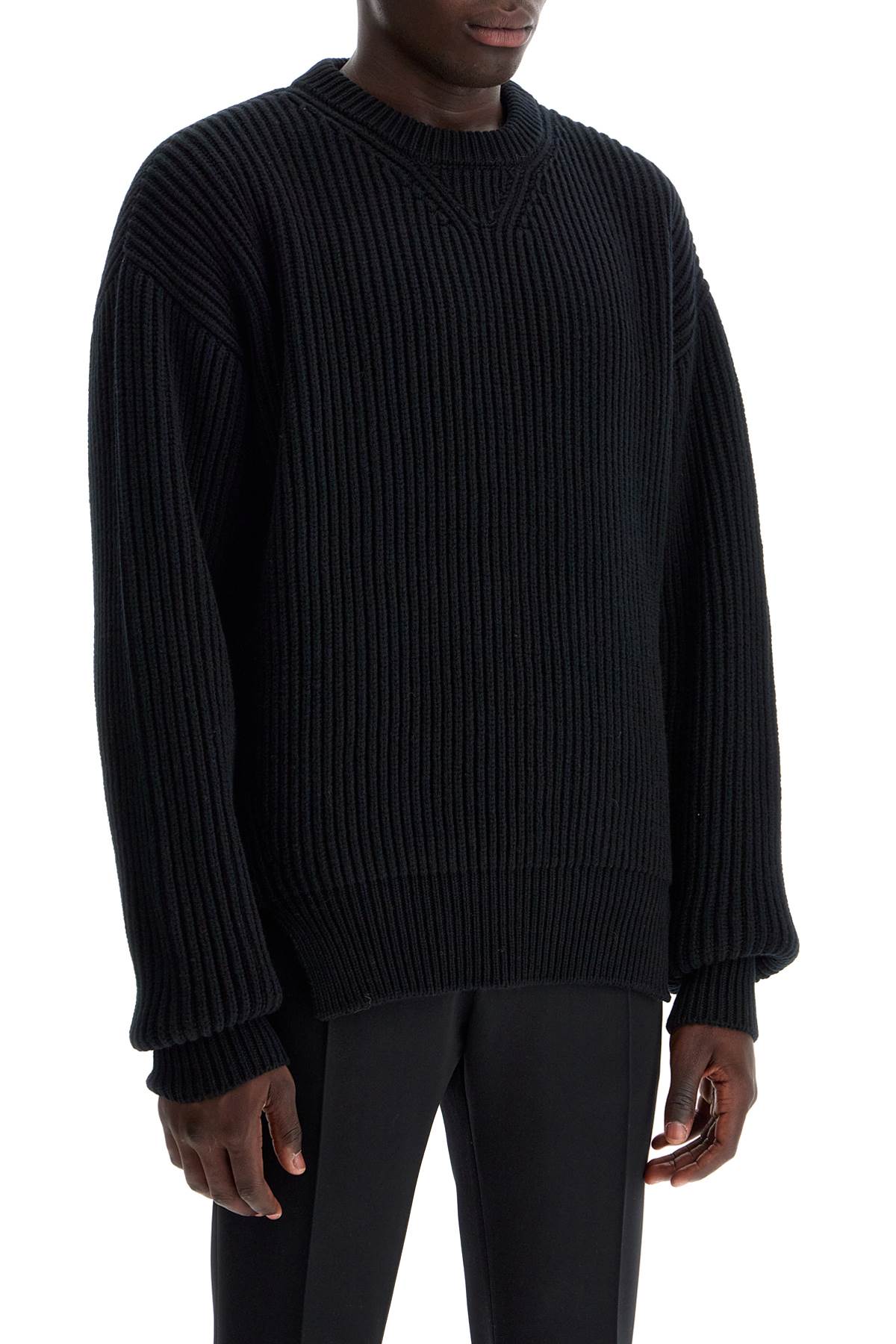 Jil Sander Oversized Ribbed Wool Pul