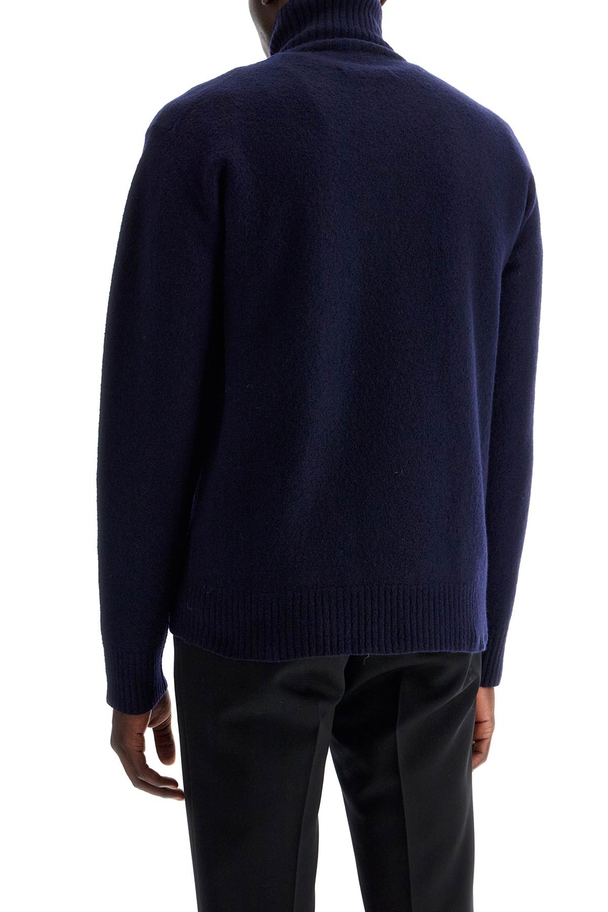 Jil Sander High-Neck Wool Pullover Sweater