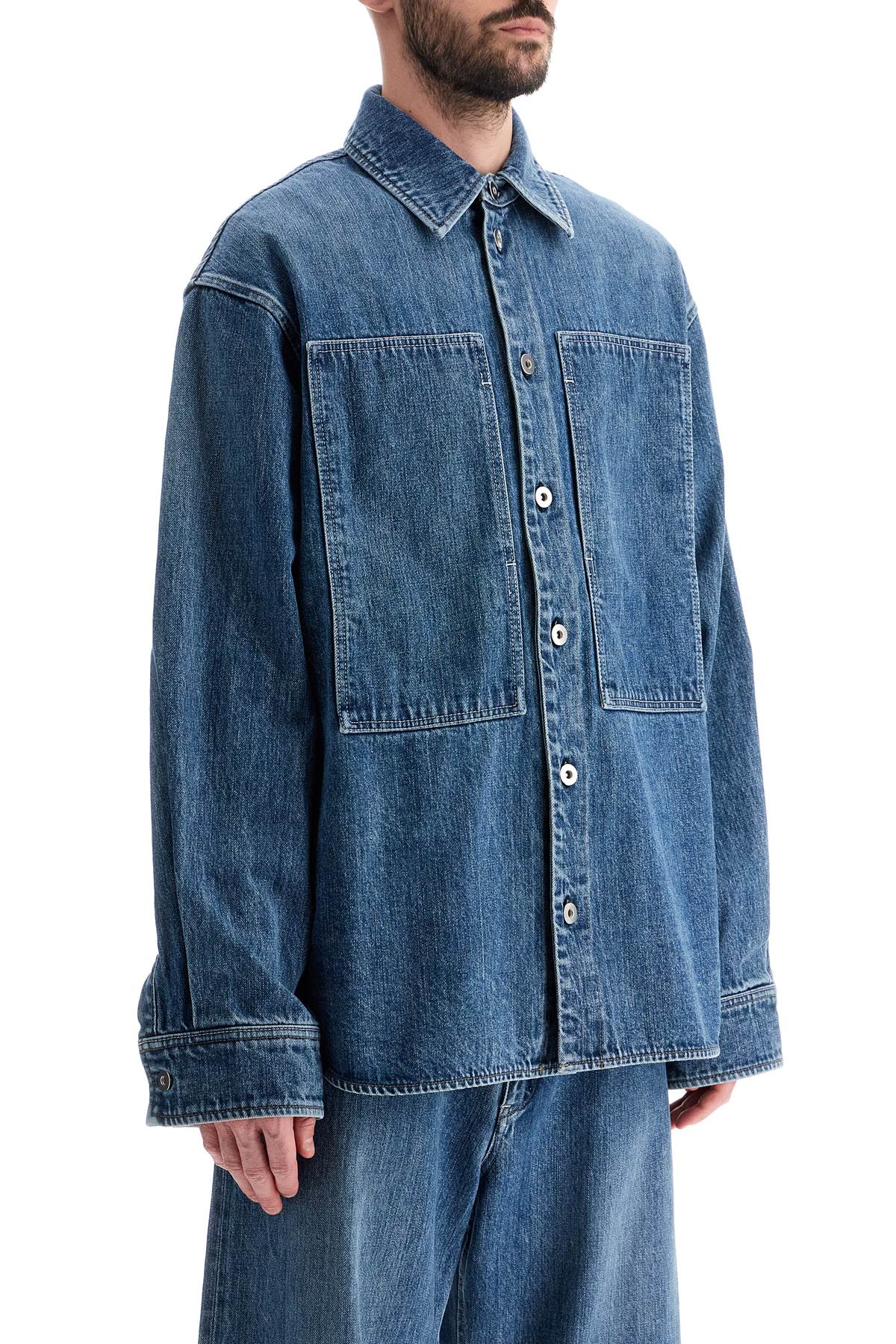 Jil Sander Japanese Denim Overshirt For Men