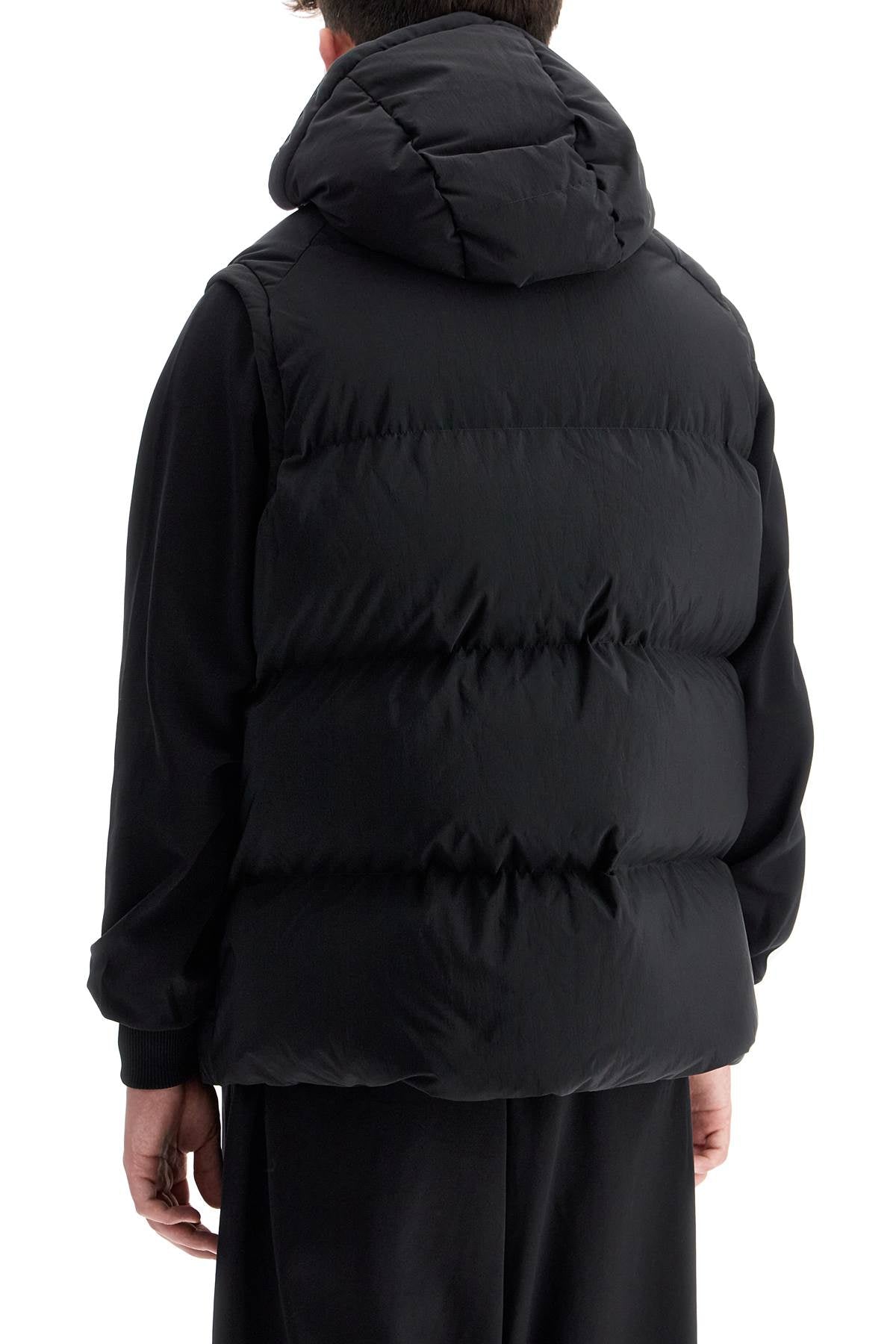 Y-3 Pertex And Down Padded Vest