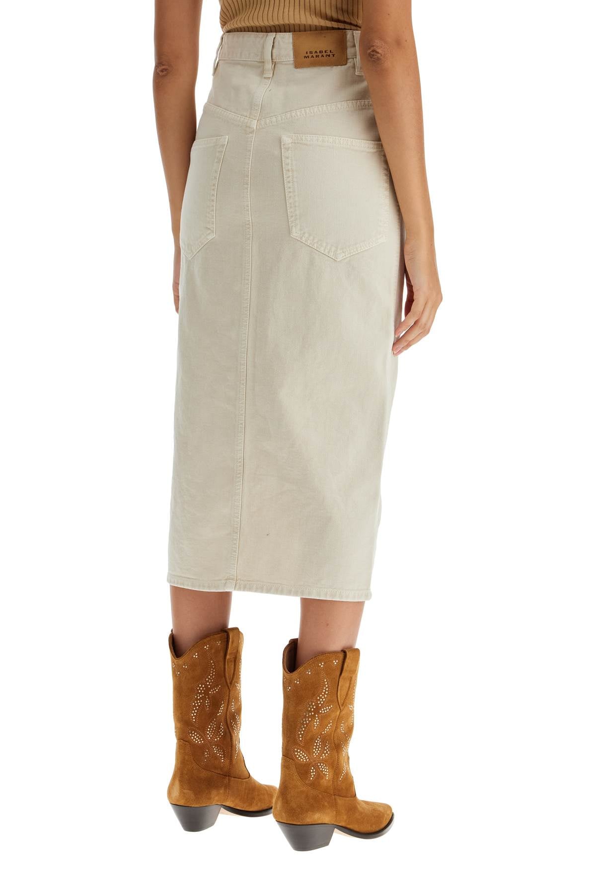 Isabel Marant Etoile Denim Vandy Skirt For