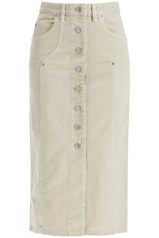 Isabel Marant Etoile Denim Vandy Skirt For