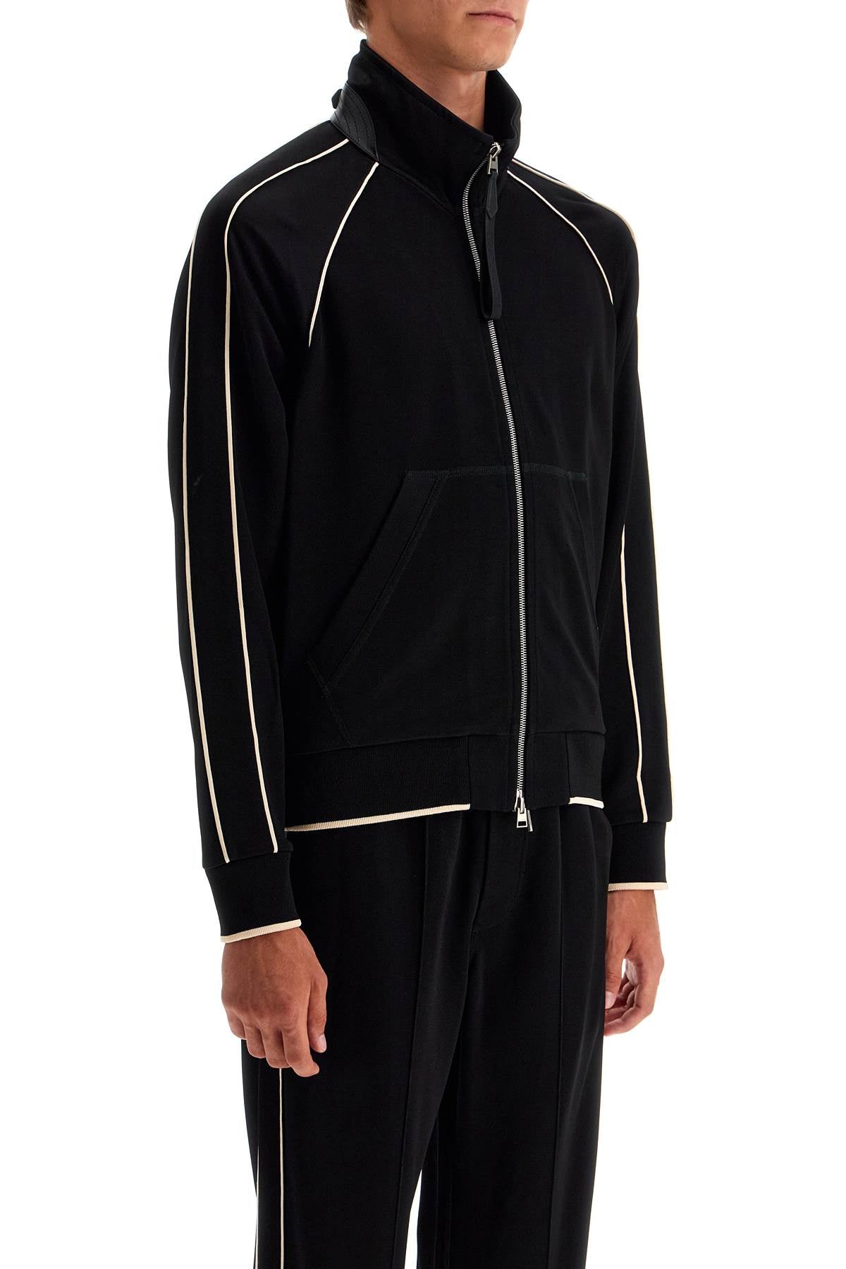 Tom Ford V-Neck Viscose Zip-Up