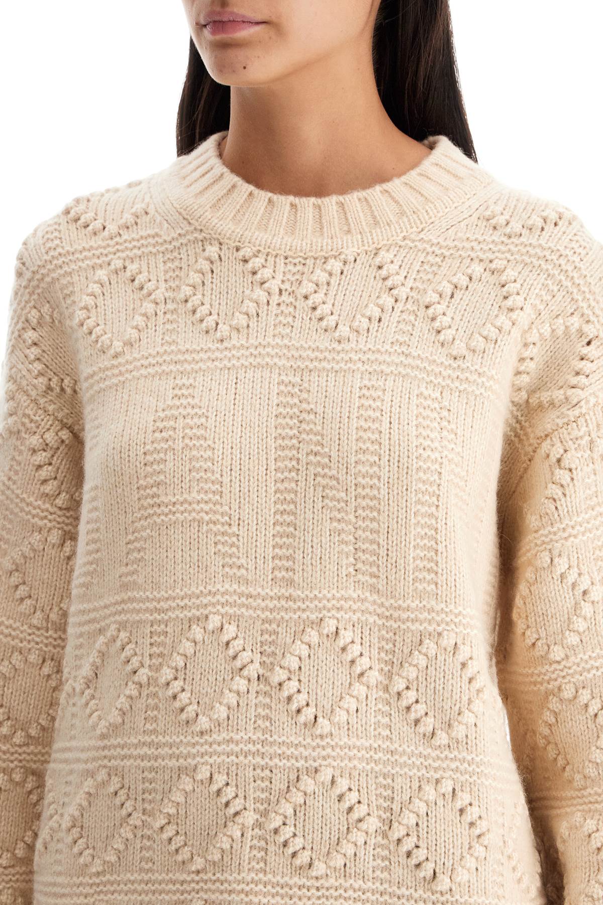 Ganni Wool And Cotton Blend Pullover