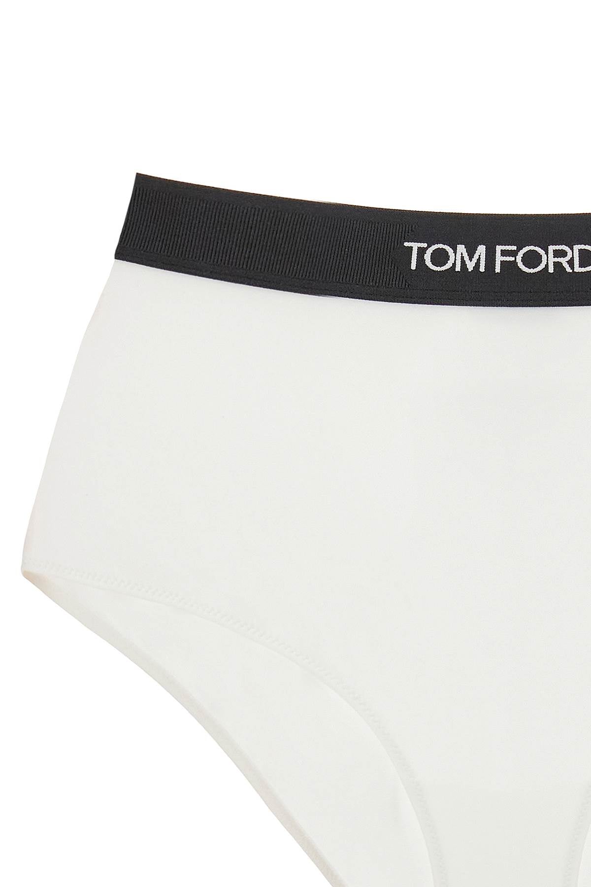 Tom Ford High-Waisted Underwear Briefs With Logo Band