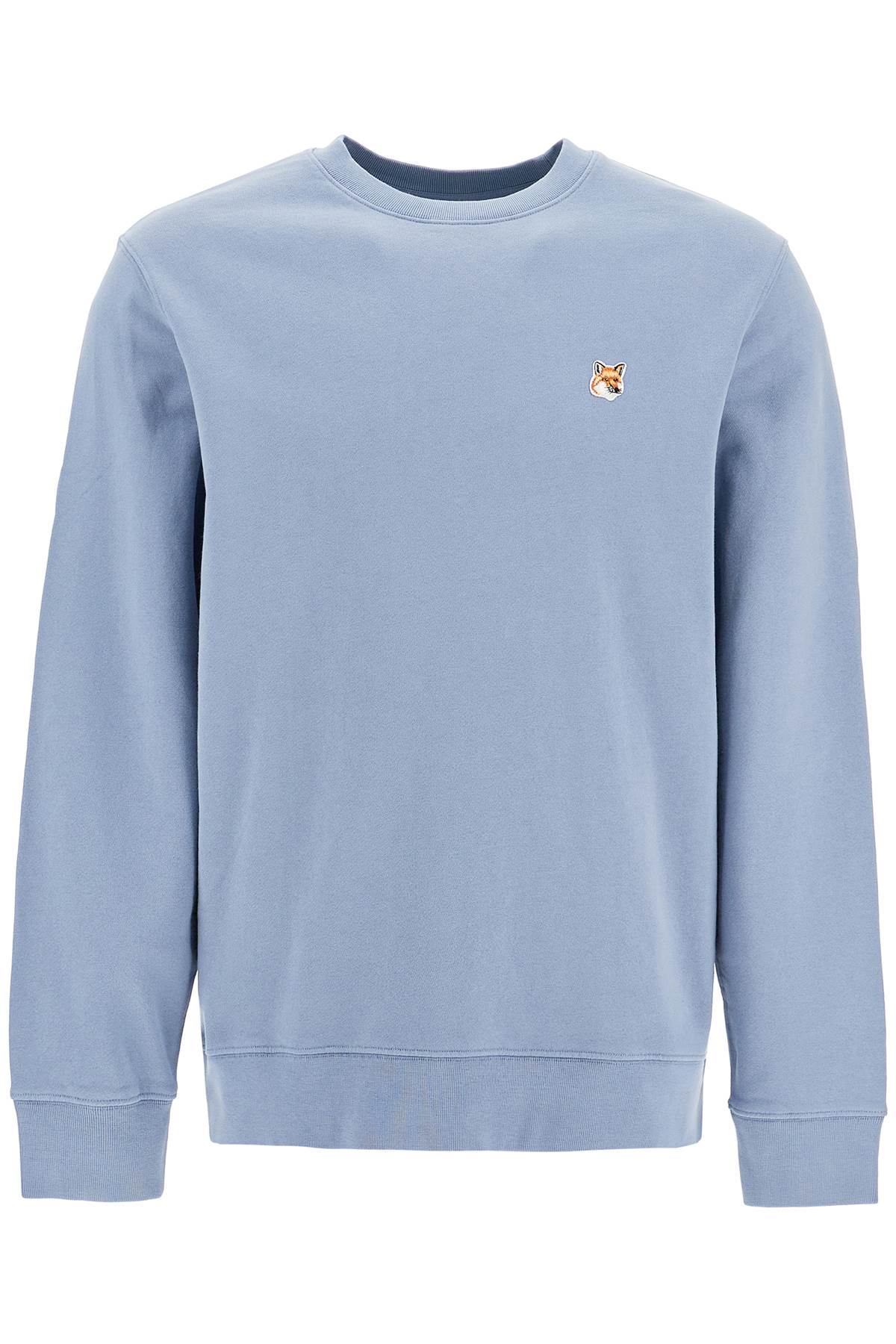 Maison Kitsune Fox Head Patch Sweatshirt With