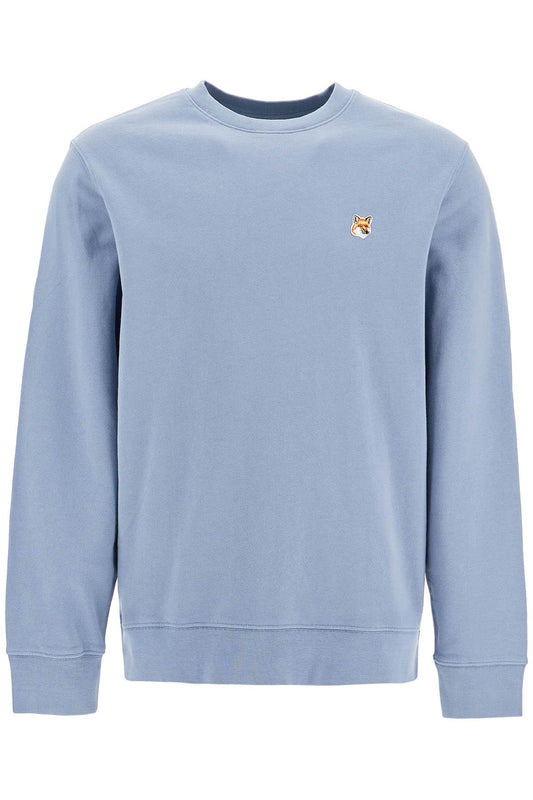 Maison Kitsune Fox Head Patch Sweatshirt With