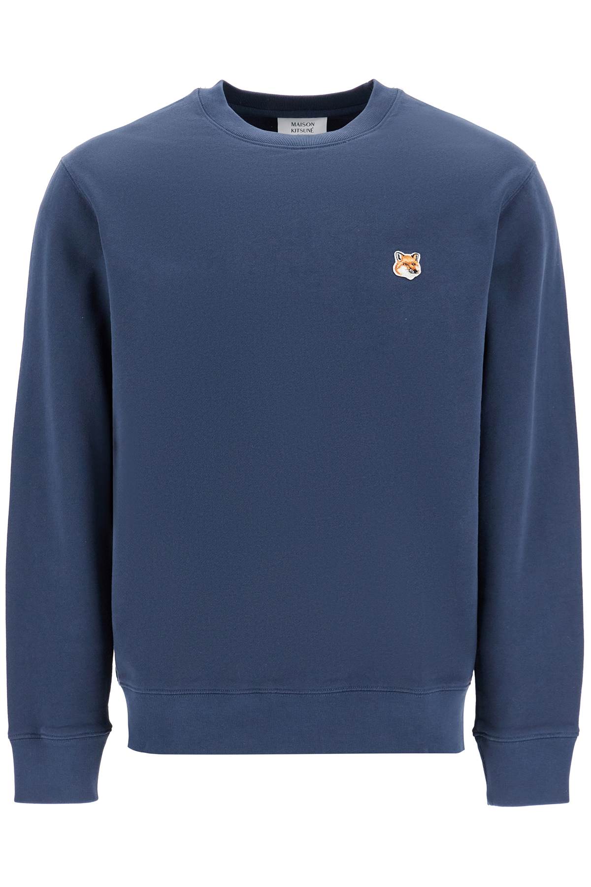 Maison Kitsune Fox Head Patch Sweatshirt With