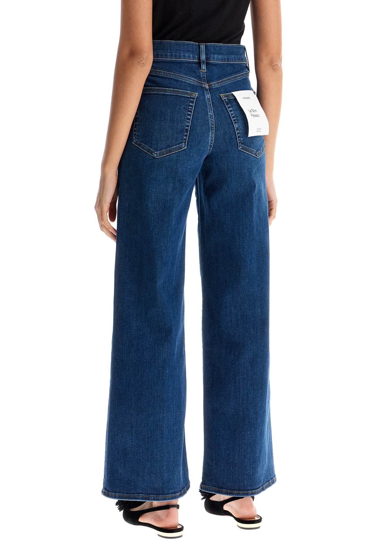 Frame Le Slim Palazzo Cropped Jeans