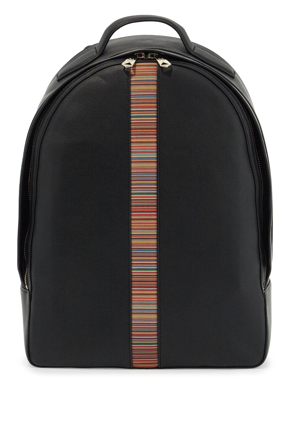 Paul Smith Signature Stripe Leather Backpack