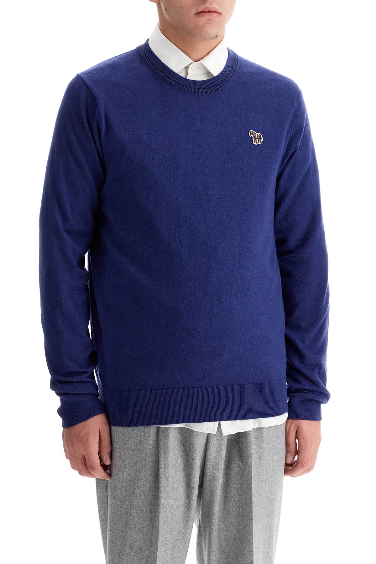 Ps Paul Smith Cotton And Wool Blend Pullover Sweater