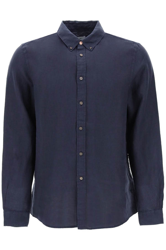 Ps Paul Smith Linen Button-Down Shirt For