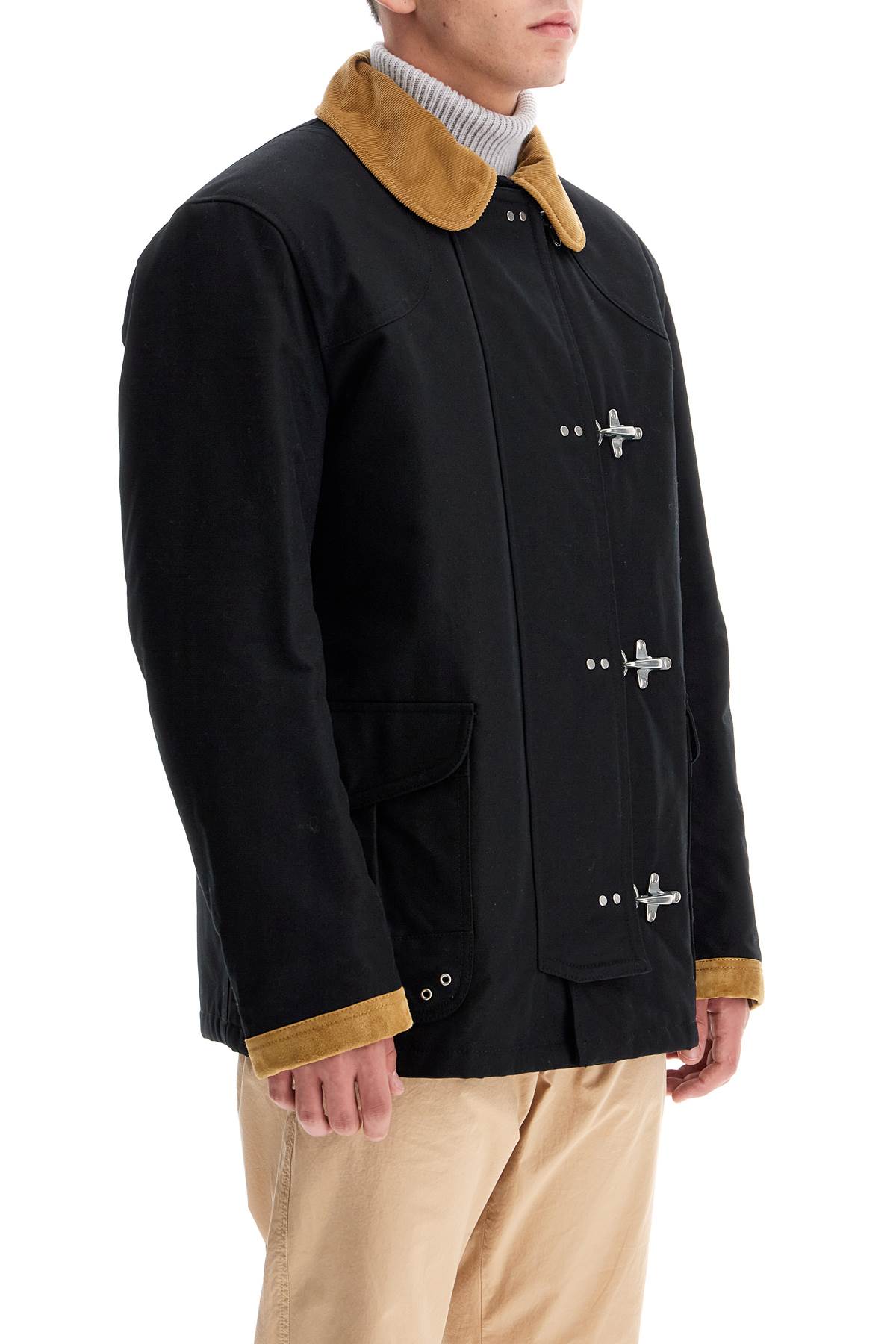 Fay Archive 4-Hook Canvas Jacket With Classic