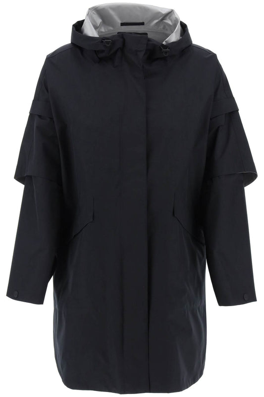 Herno Laminar Removable Sleeve Cape Coat