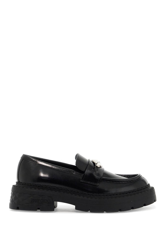 Jimmy Choo Marlow Leather Loafers In