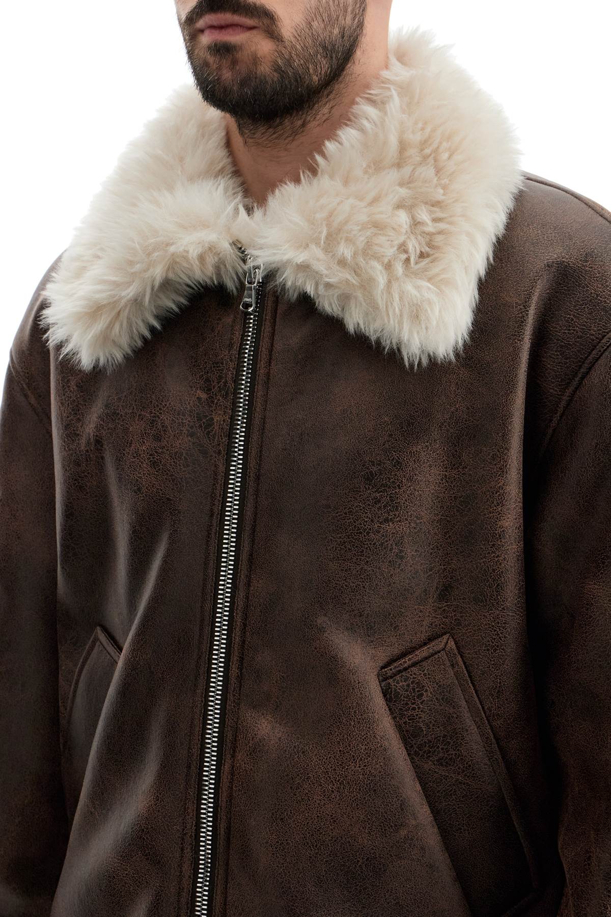 Sefr Asante Faux Shearling Jacket