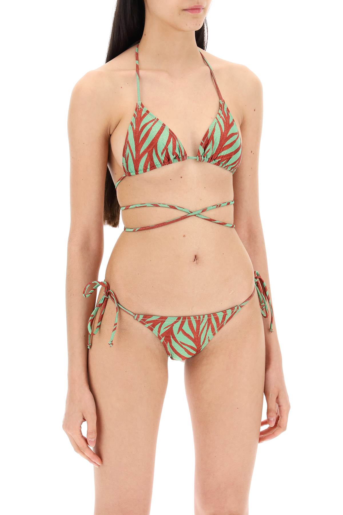 Reina Olga Animal Print Miami Bikini Set