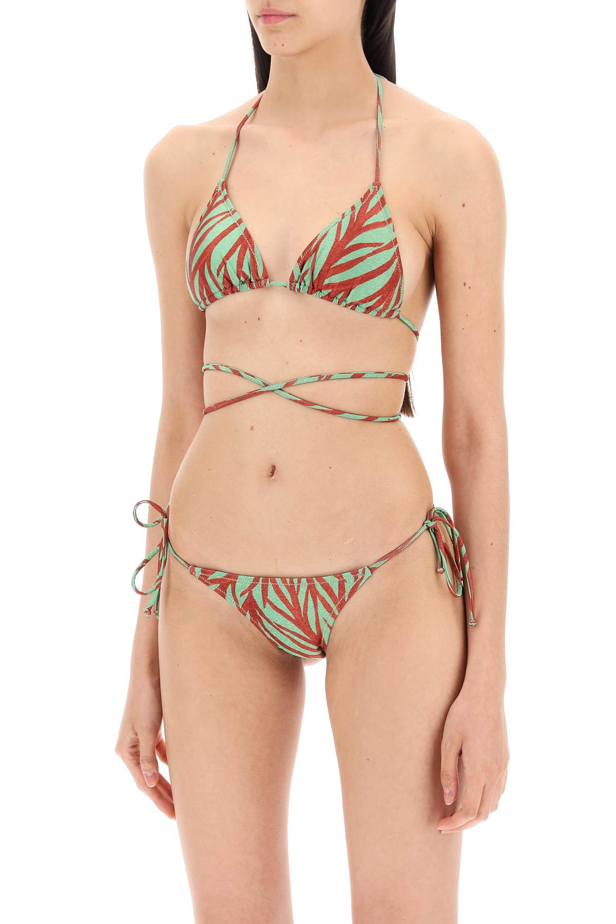 Reina Olga Animal Print Miami Bikini Set