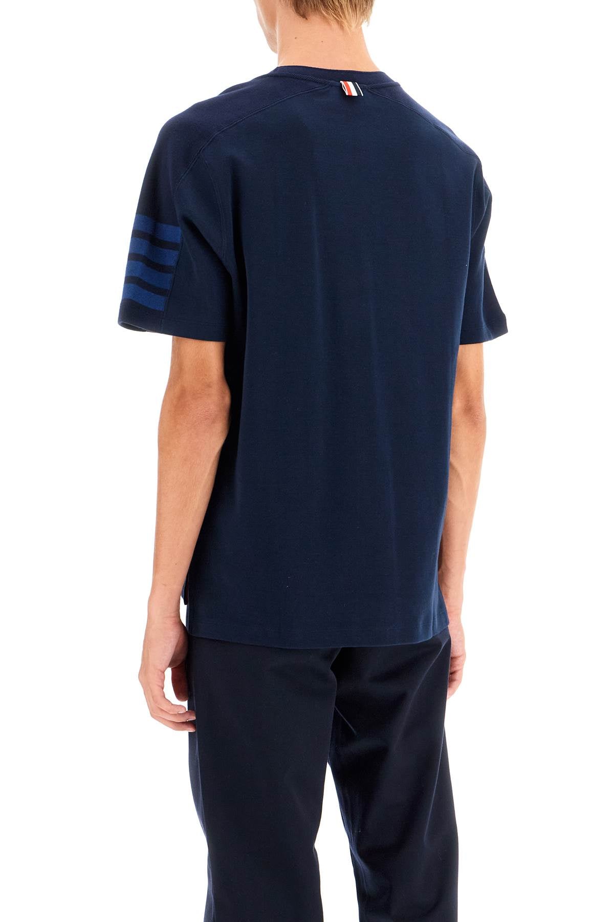 THOM BROWNE T-Shirt Girocollo 4-Bar