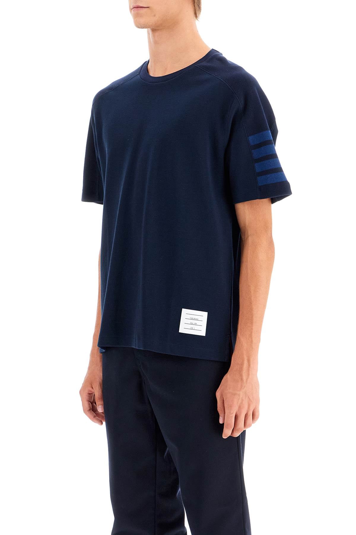 THOM BROWNE T-Shirt Girocollo 4-Bar