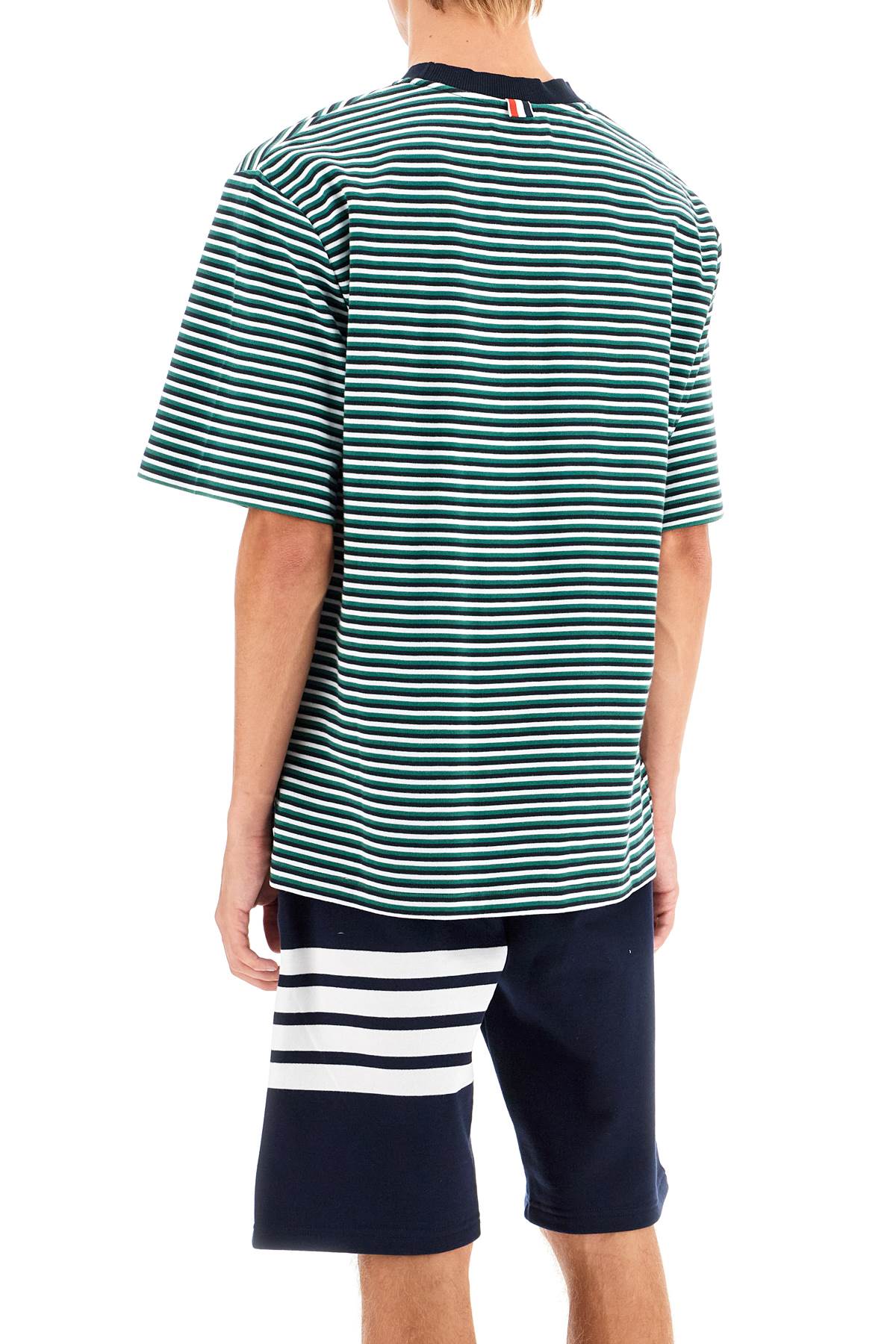 Thom Browne Striped Oversized Jersey T-Shirt