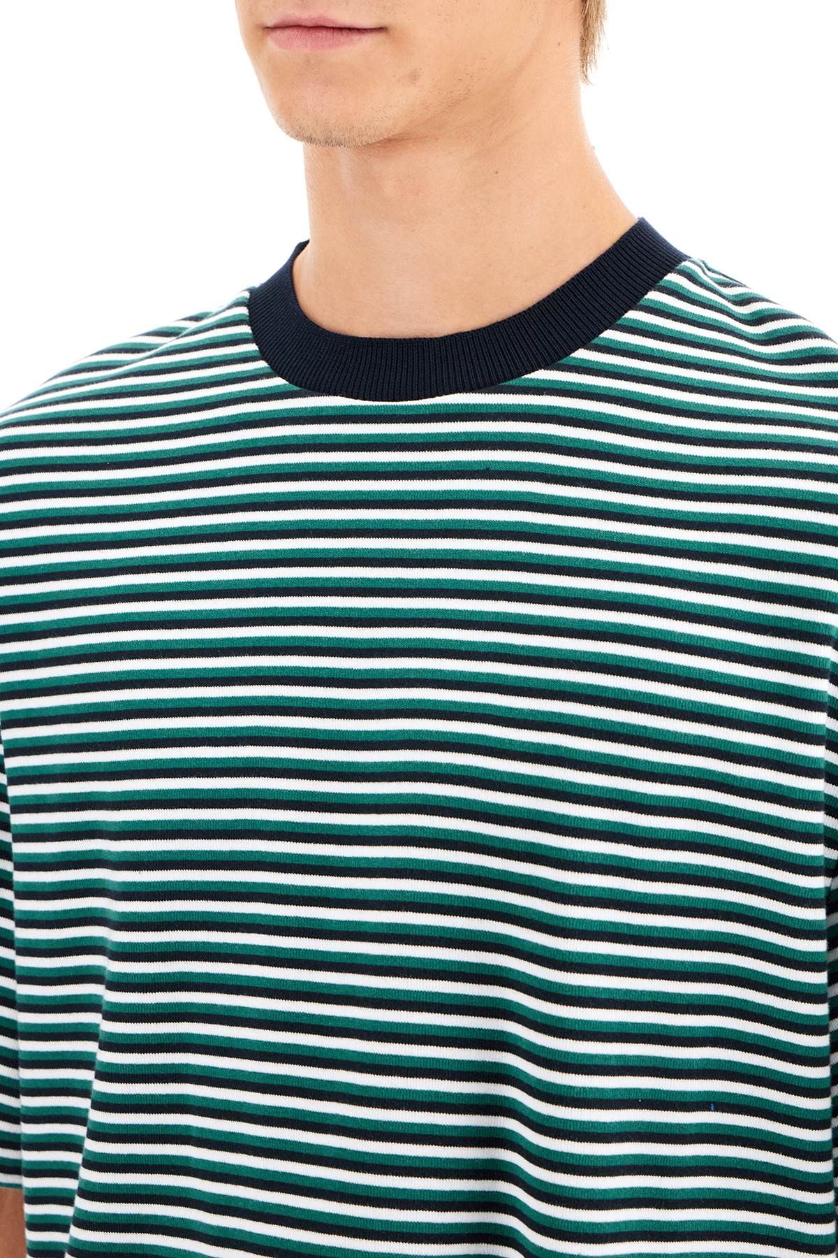 Thom Browne Striped Oversized Jersey T-Shirt