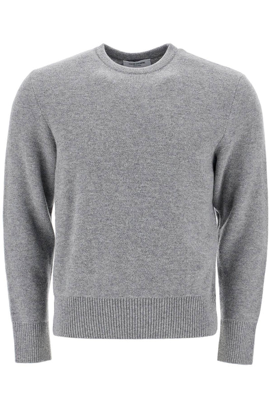 Thom Browne Wool Piqu Crewneck Pullover