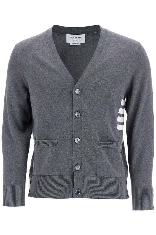 Thom Browne 4-Bar Cotton Cardigan For