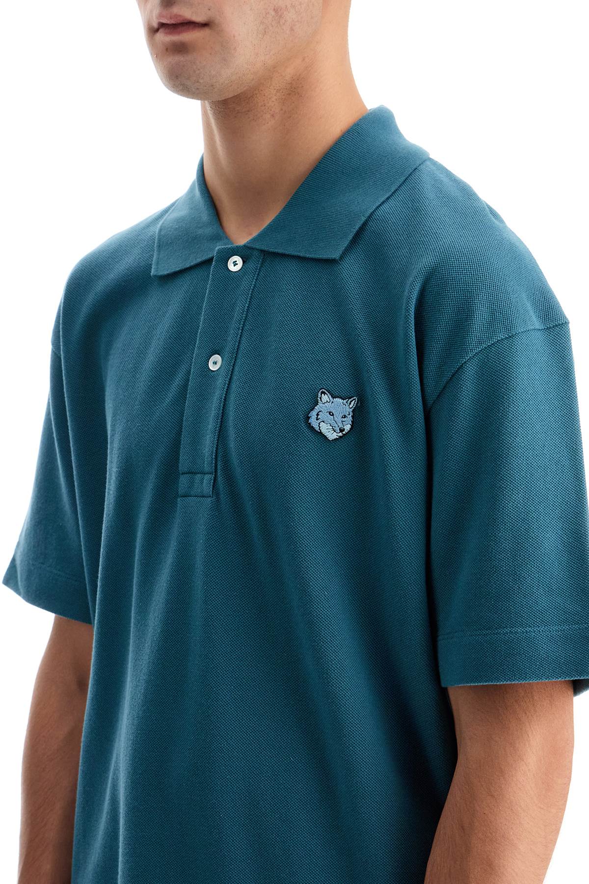 Maison Kitsune Bold Fox Head Comfort Fit Polo Shirt