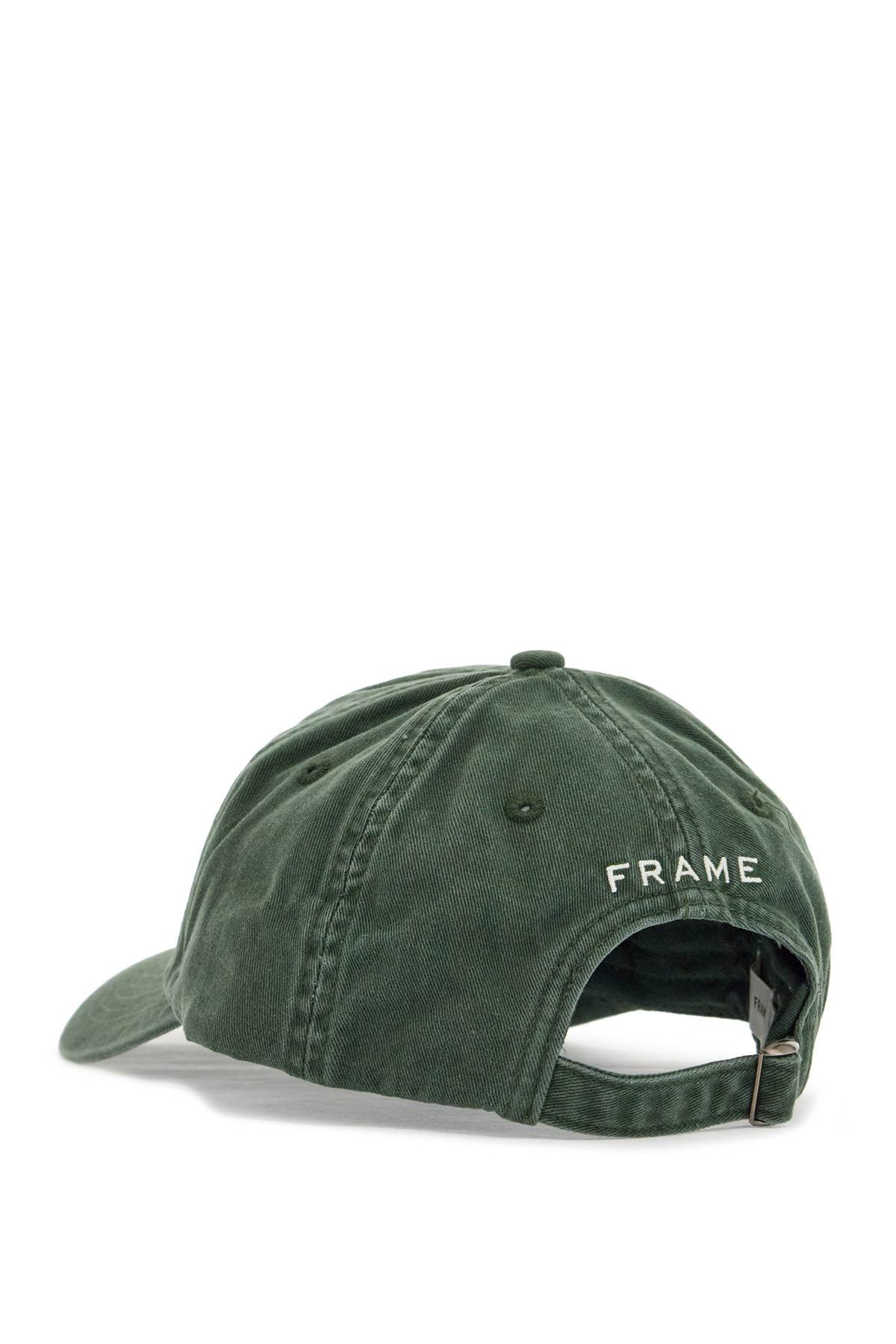 Frame Baseball Cap With Embroidered Logo