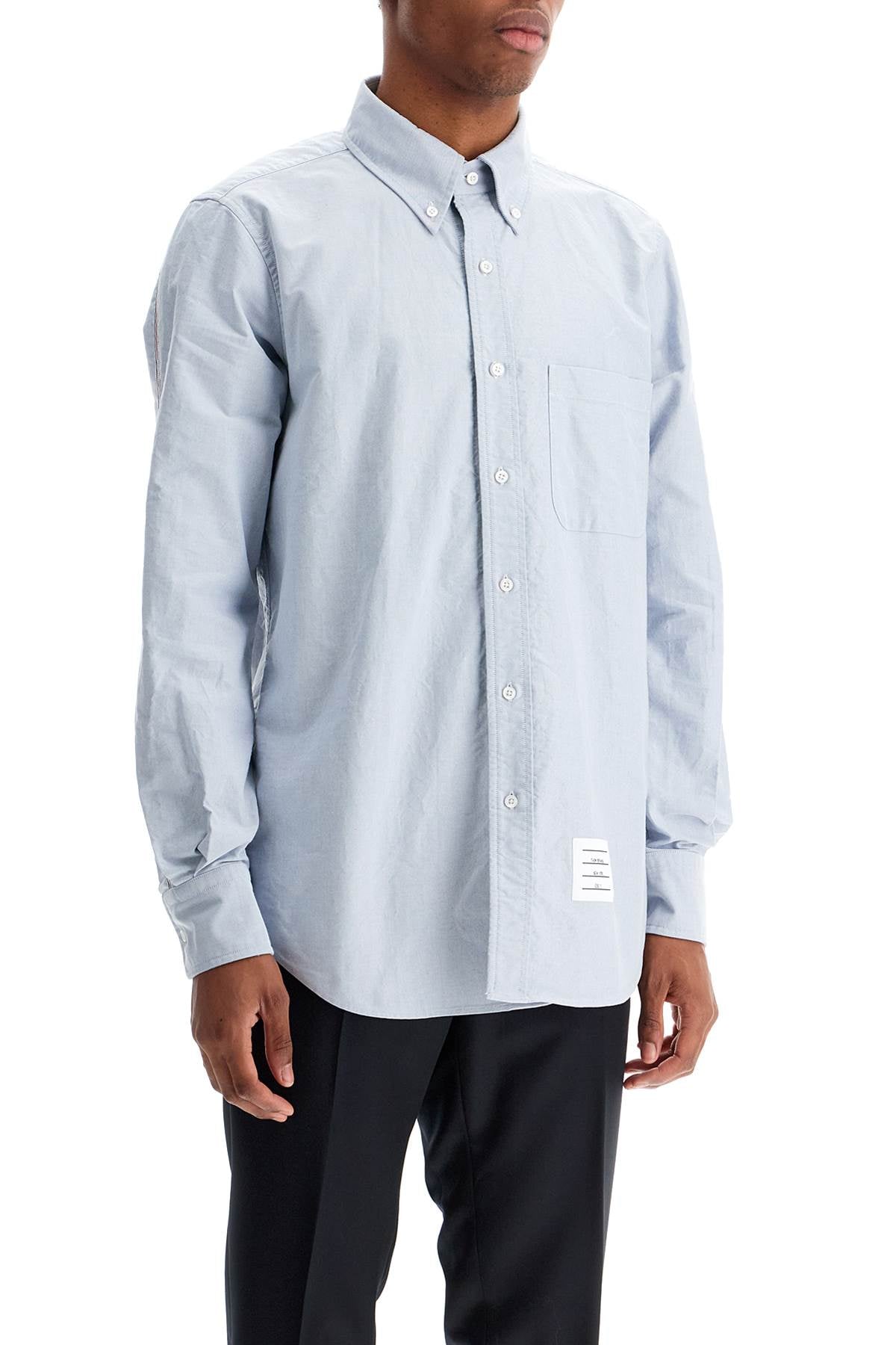 Thom Browne Oxford Signature Striped Shirt In