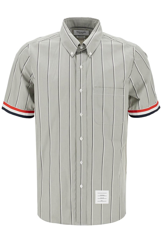 Thom Browne Striped Short-Sleeved Shirt