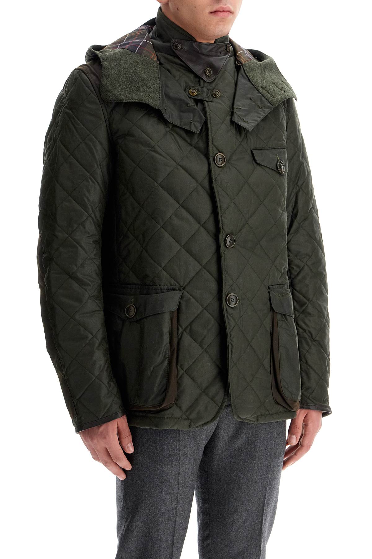 Barbour X Tokito Jacket With Quilted Wax Finish