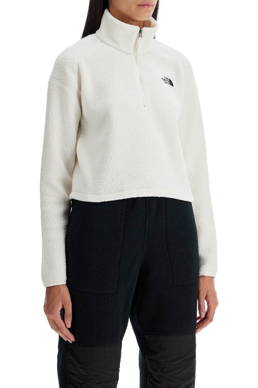 The North Face Sherpa Fleece Cropped Sweatshirt In