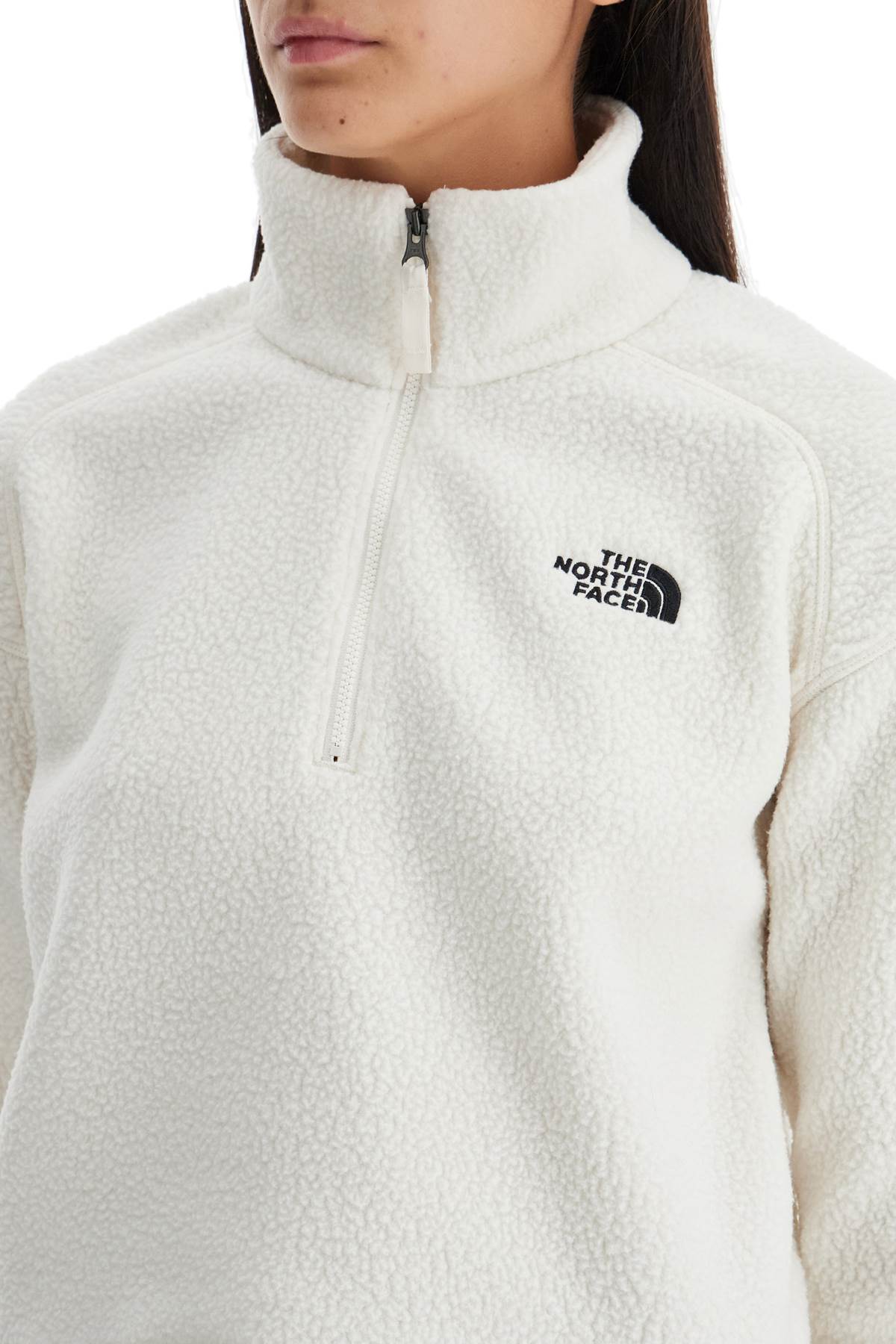 The North Face Sherpa Fleece Cropped Sweatshirt In