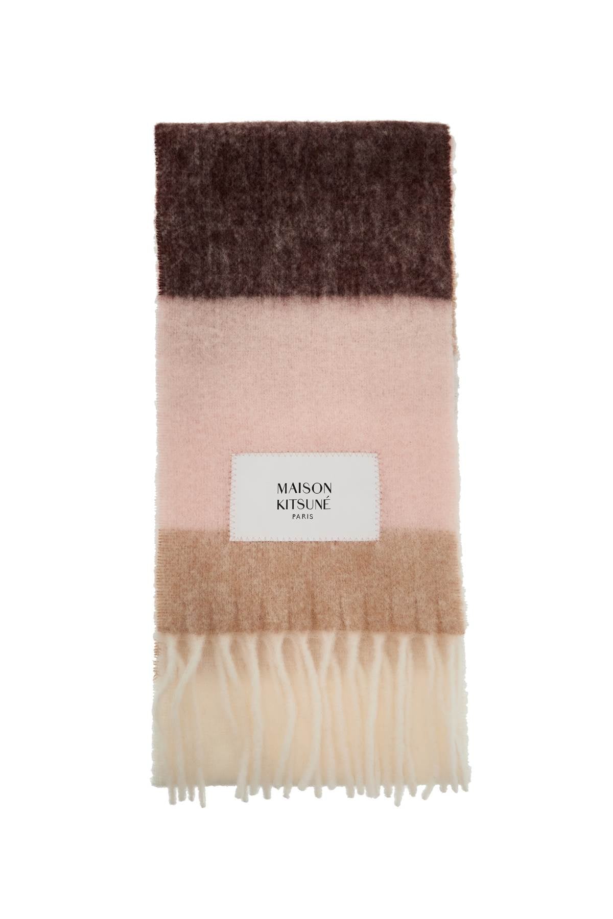 Maison Kitsune Alpaca Wool Scarf