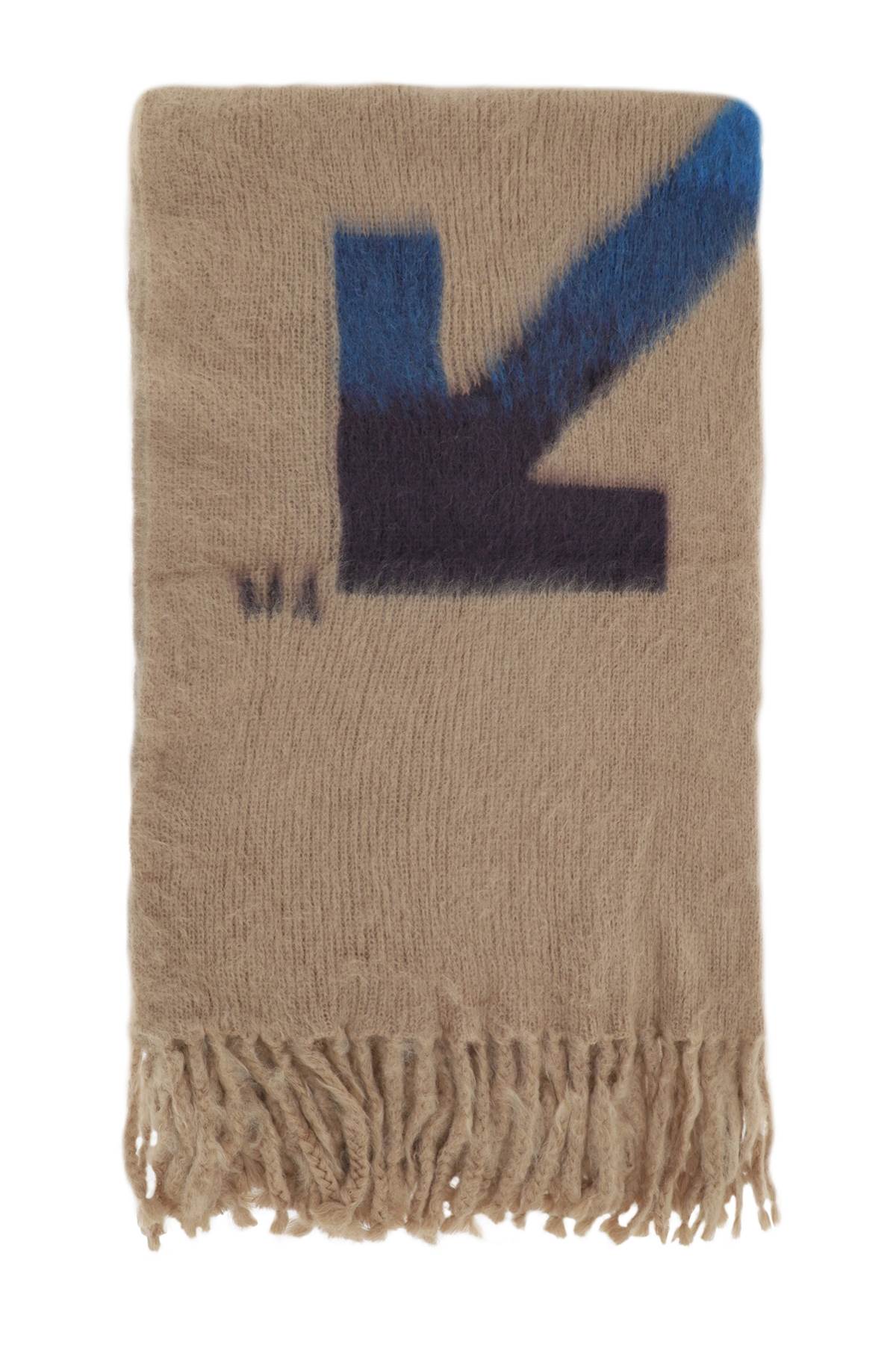 Off-White Arrows Mohair And Wool Blanket