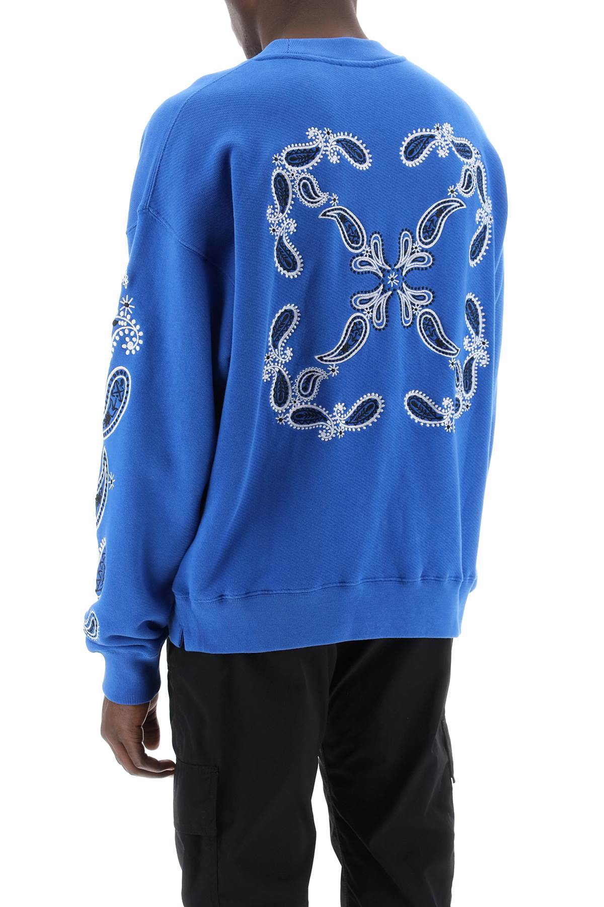 Off-White Arrow Bandana Crewneck Sweat